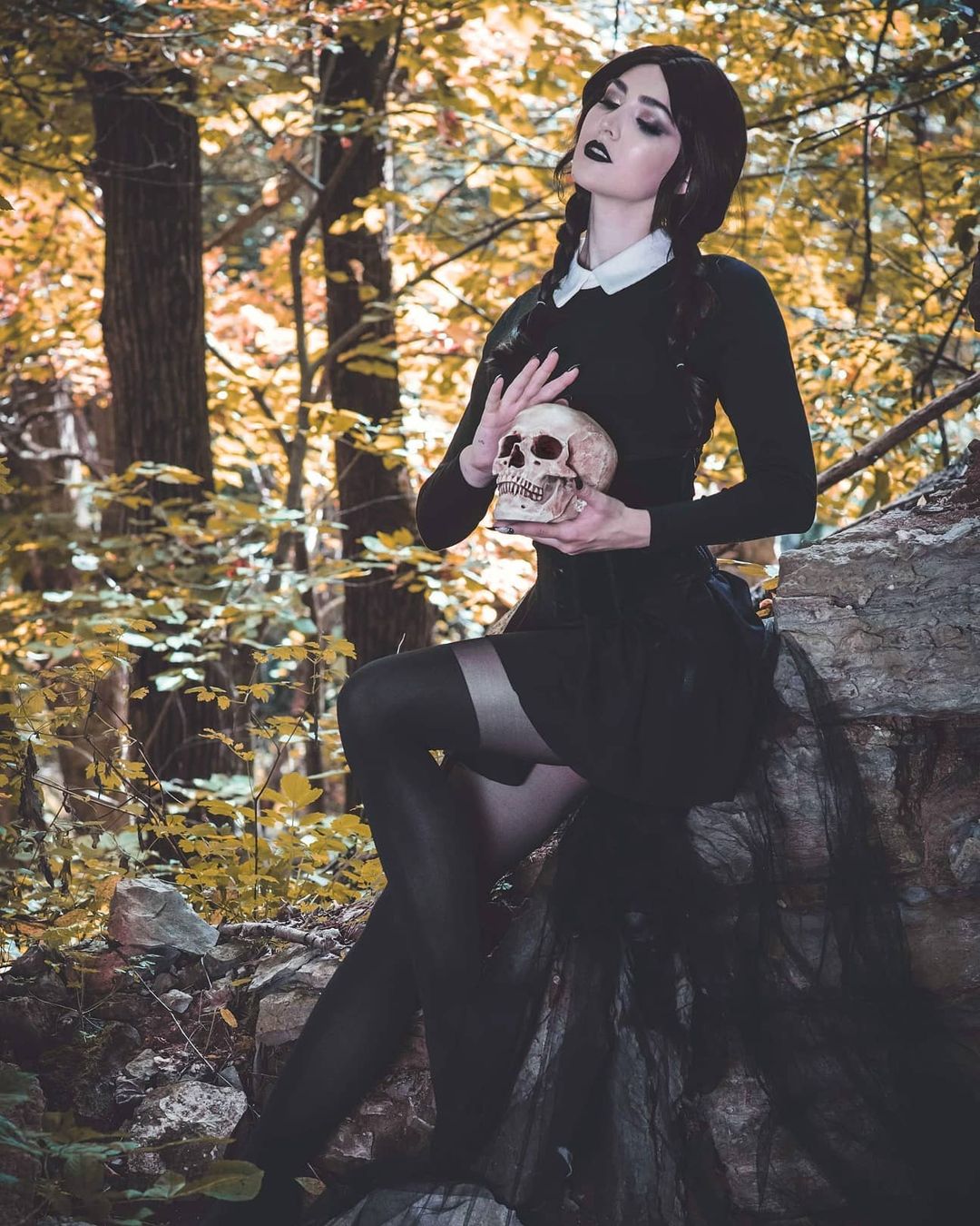 Wednesday Addams cosplay