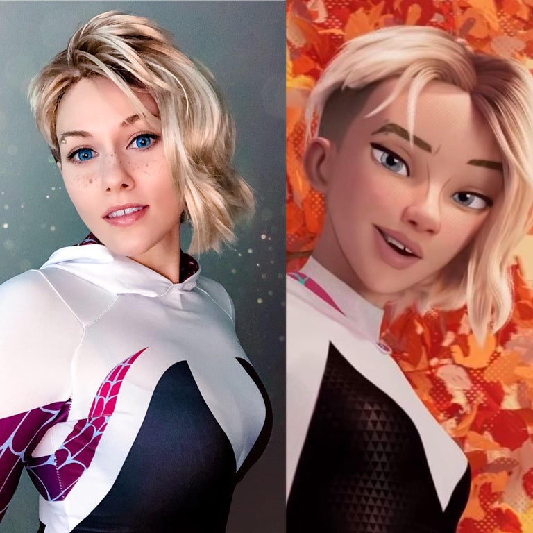 SpiderMan Into the SpiderVerse SpiderGwen cosplay by Faelia