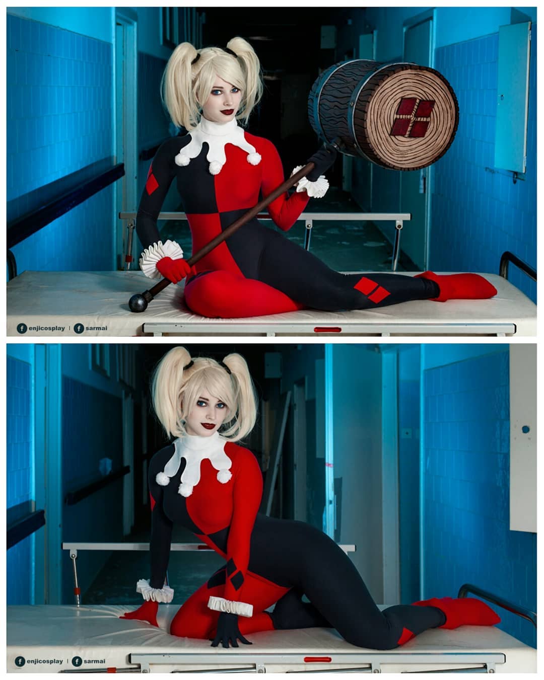 Harley Quinn cosplay by Enji Night