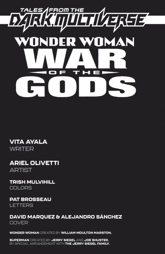 tales from the dark multiverse wonder woman war of the gods