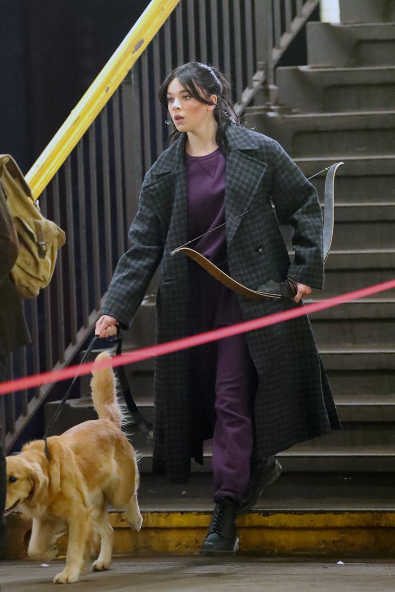 Hailee Steinfeld as Kate Bishop in Hawkeye