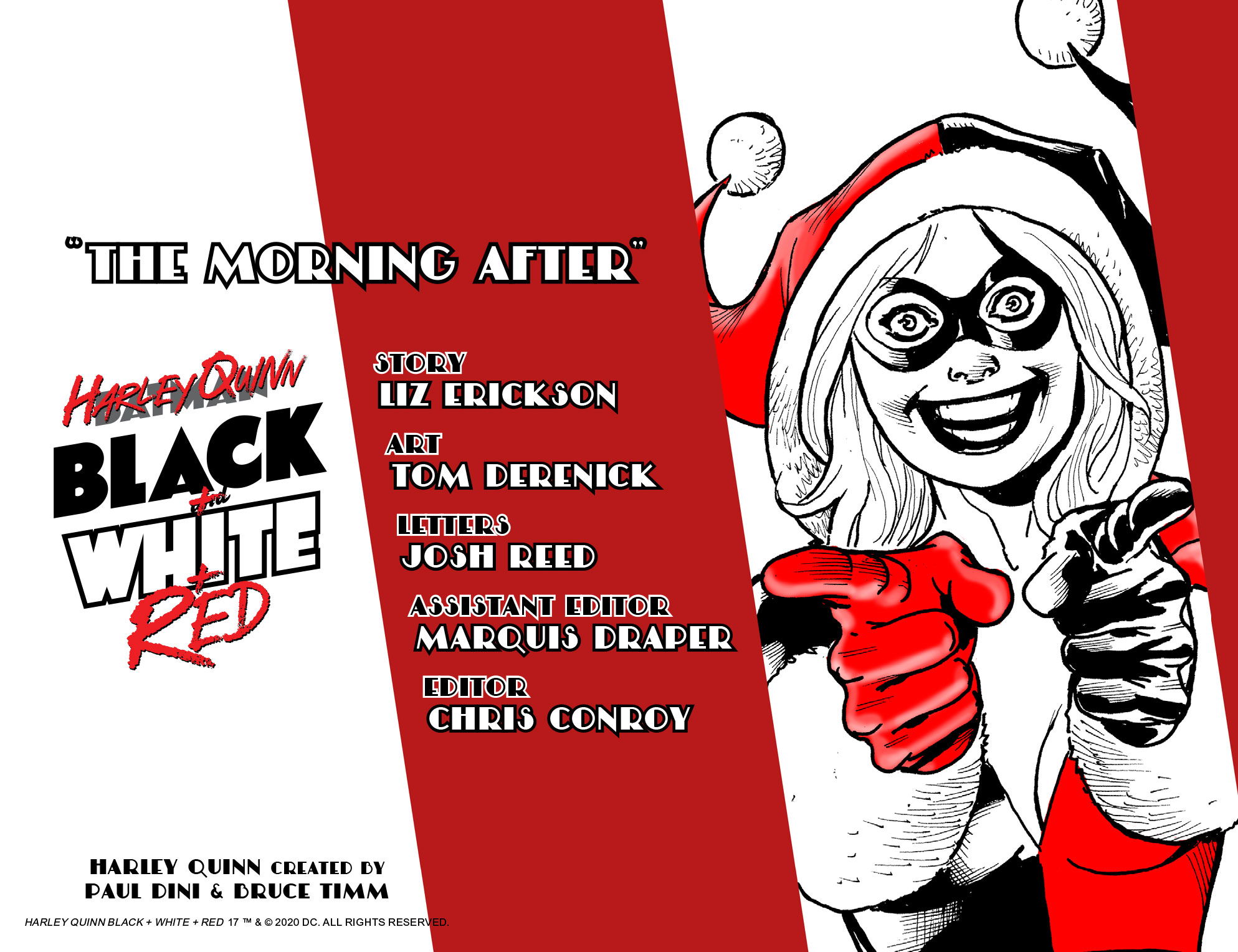 Harley Quinn Black + White + Red #17 preview