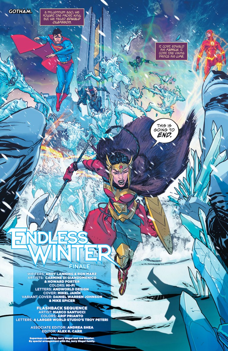 Justice League: Endless Winter #2 preview