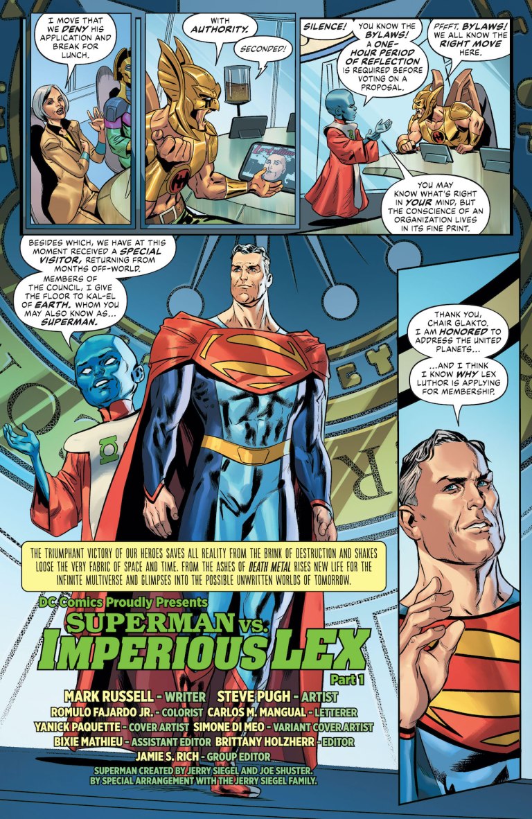 Future State: Superman vs. Imperious Lex #1 preview