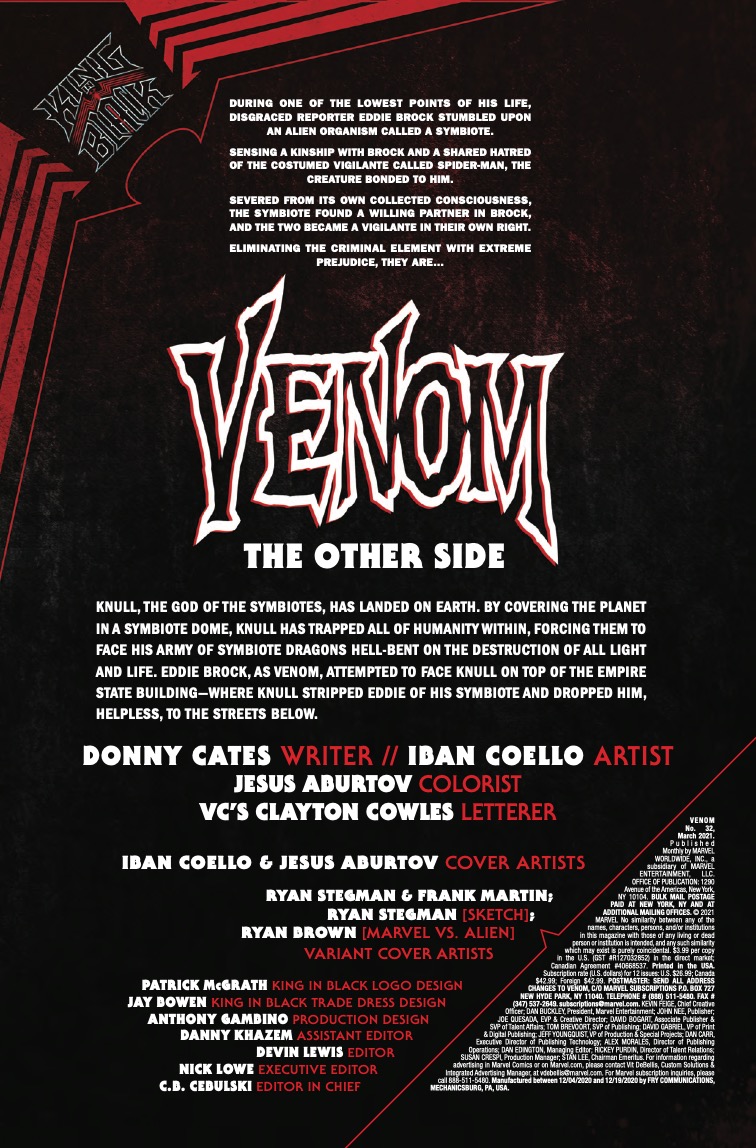 Venom #32 preview