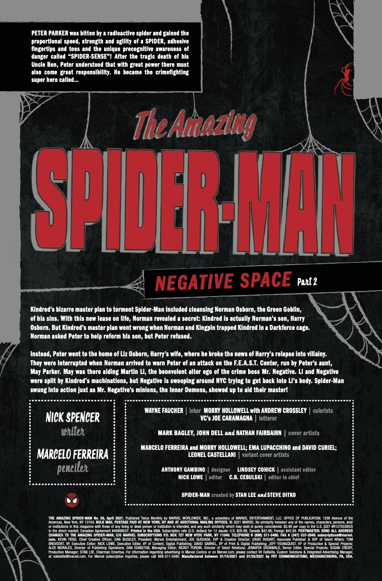 Amazing Spider-Man #59 preview