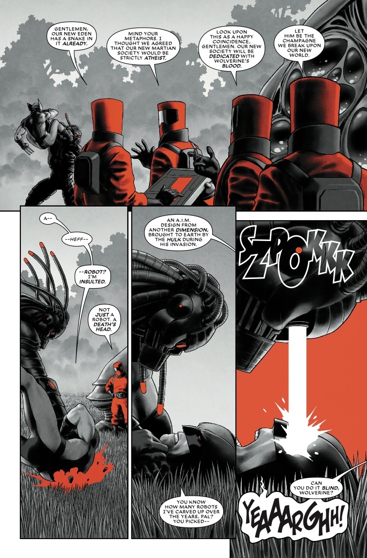 Wolverine: Black, White and Blood #3 preview