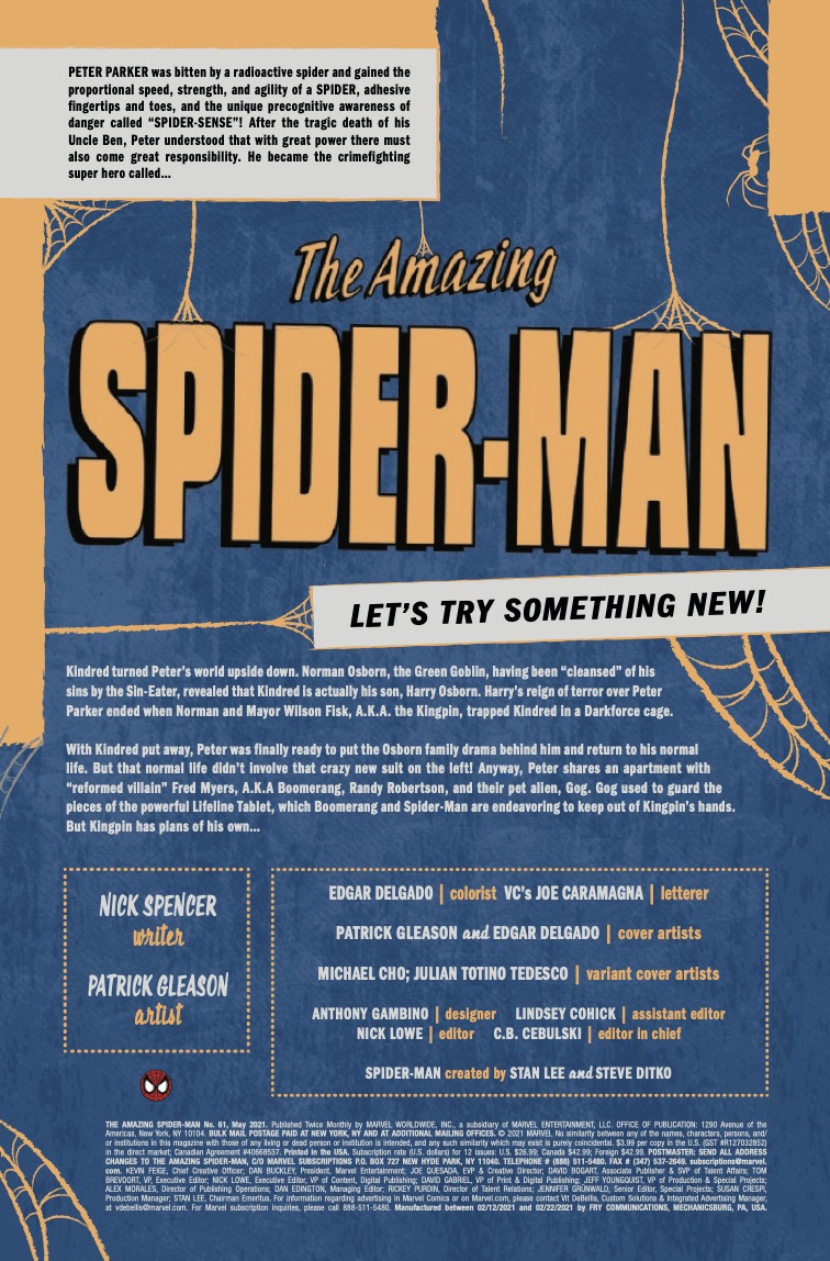 Amazing Spider-Man #61 preview