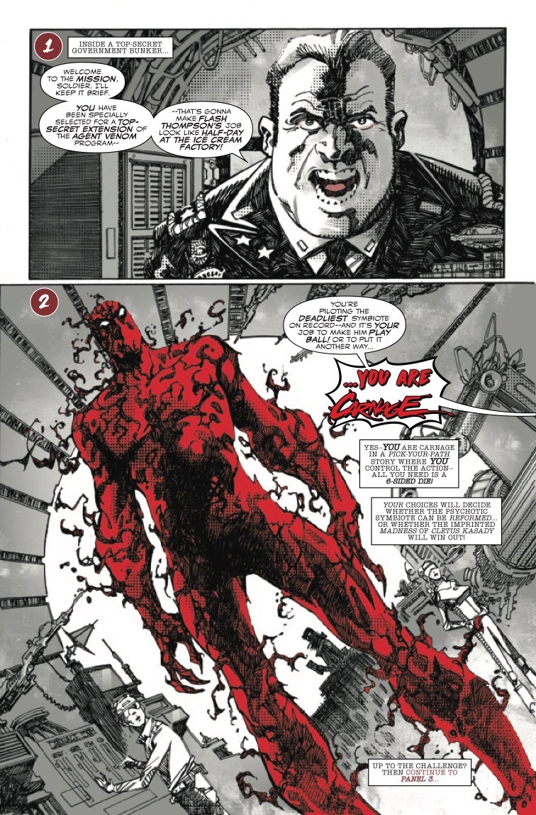 Carnage; Black, White and Blood #1 preview